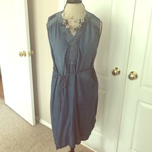 Denim Maternity Dress